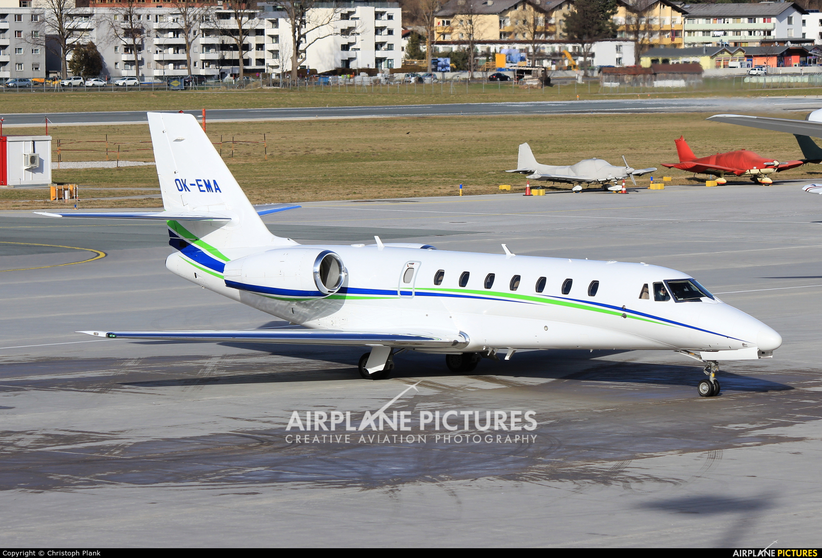 Travel Service OK-EMA aircraft at Innsbruck