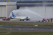 First Bombardier CS100 aircraft visited Brussels title=
