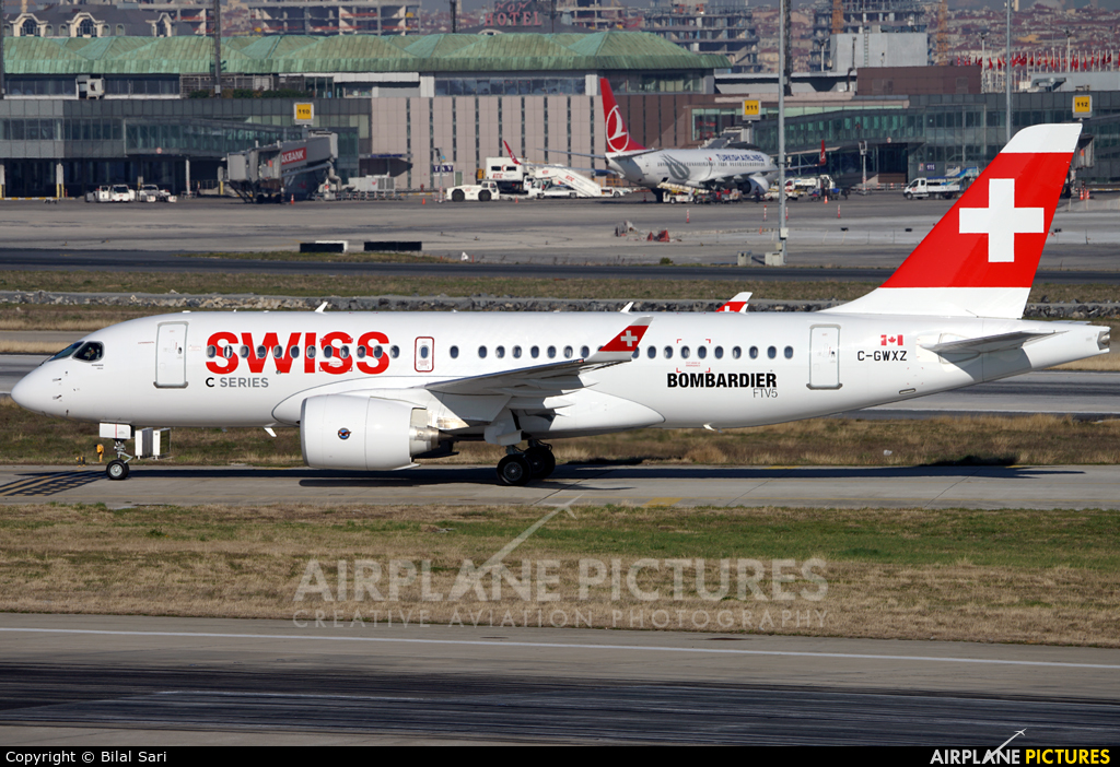 Swiss C-GWXZ aircraft at Istanbul - Ataturk