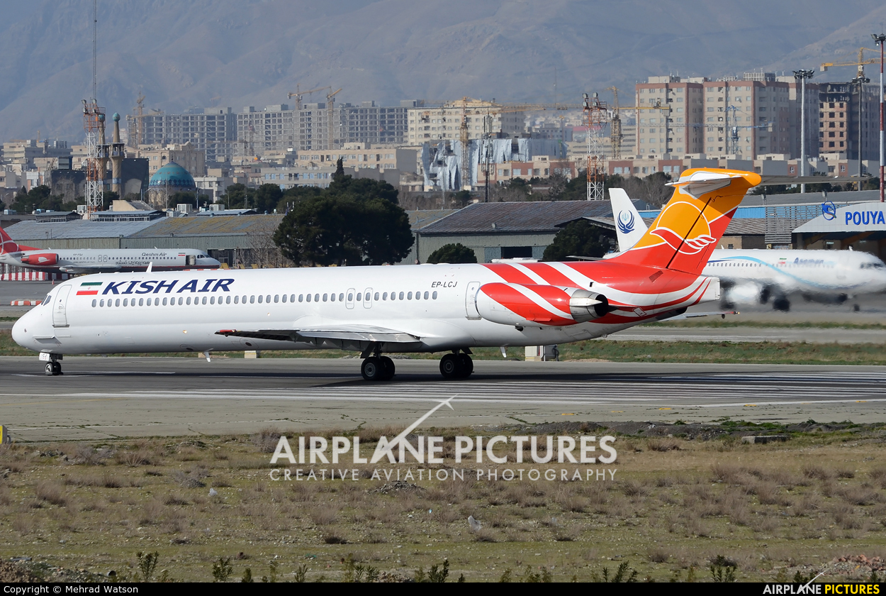 Kish Air EP-LCJ aircraft at Tehran - Mehrabad Intl