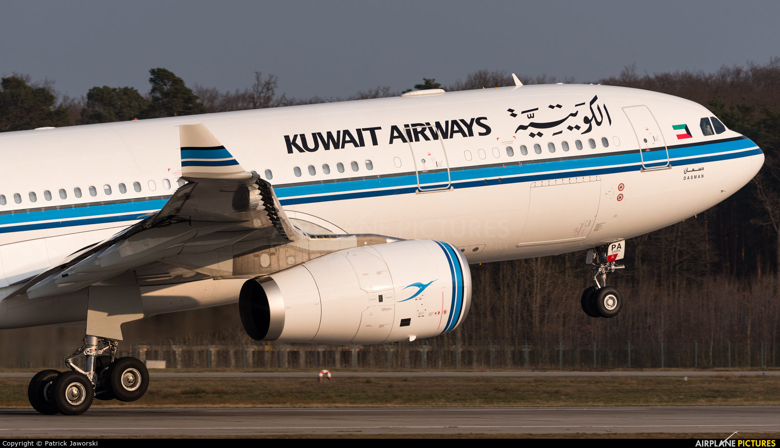 Kuwait Airways 9K-APA aircraft at Frankfurt