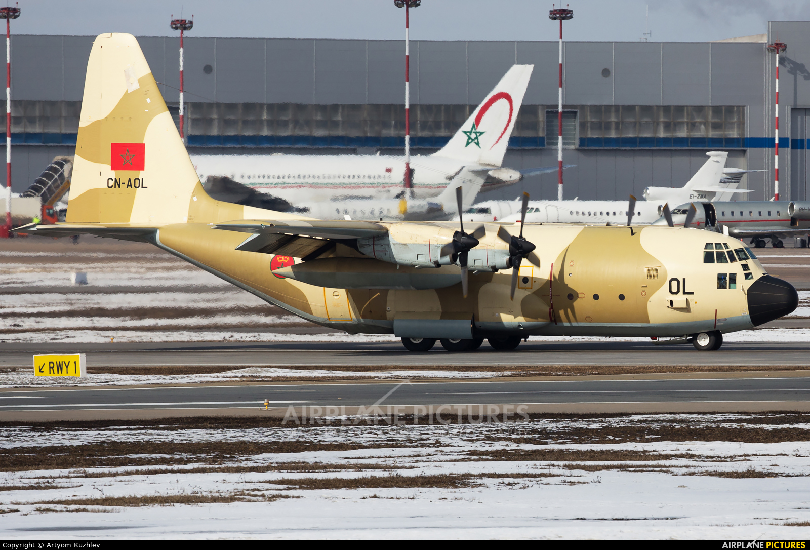 Morocco - Air Force CN-AOL aircraft at Moscow - Vnukovo