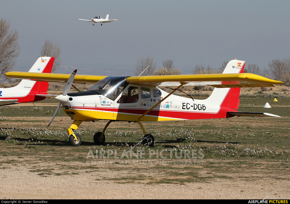 Private EC-DG6 aircraft at Mollerussa, Spain