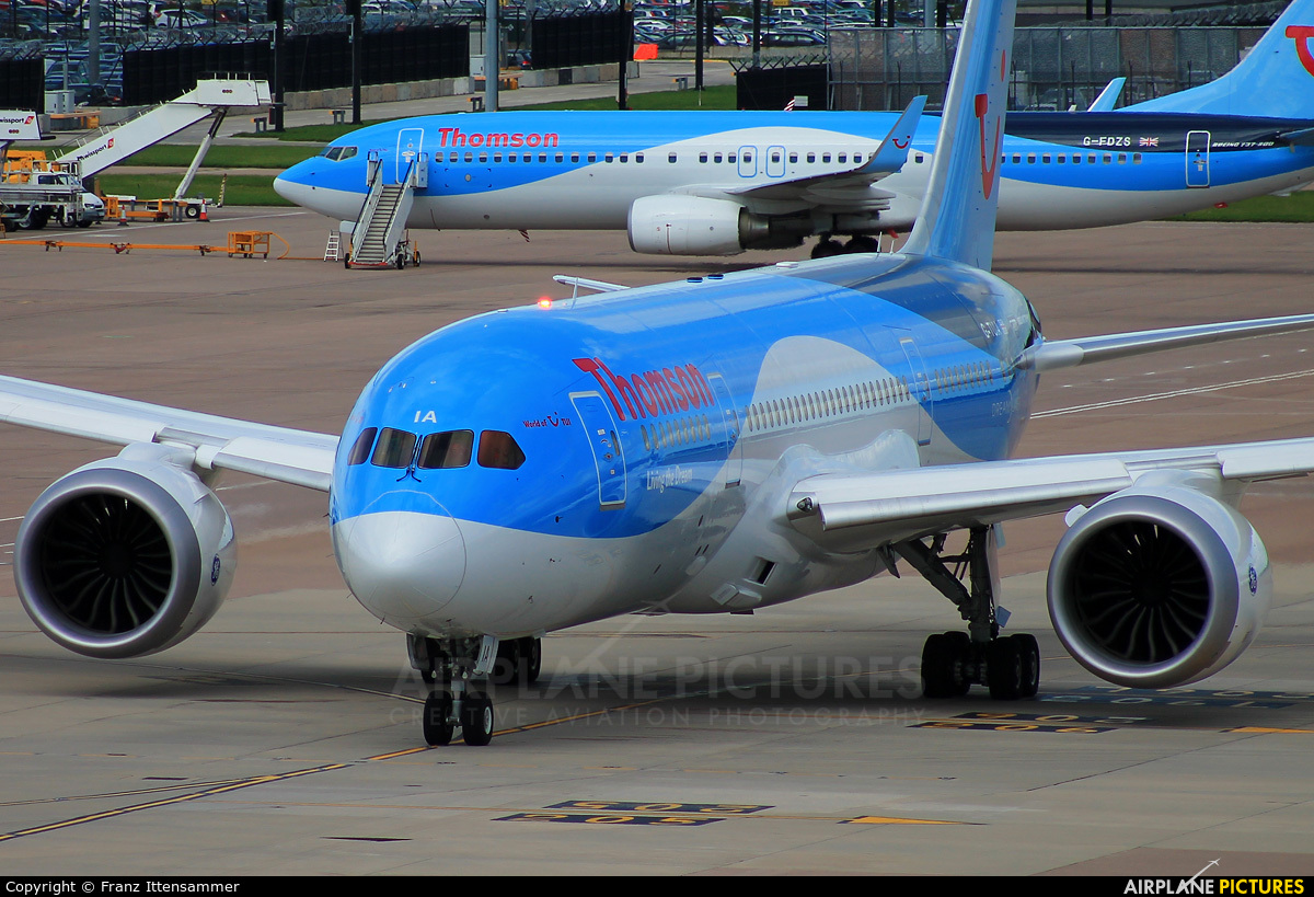 Thomson/Thomsonfly G-TUIA aircraft at Manchester