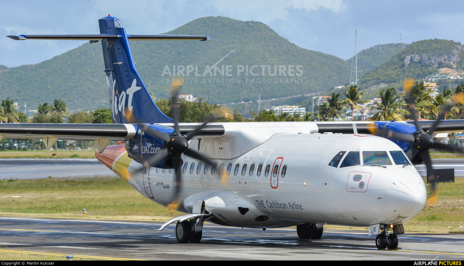 LIAT V2-LIK aircraft at Sint Maarten - Princess Juliana Intl