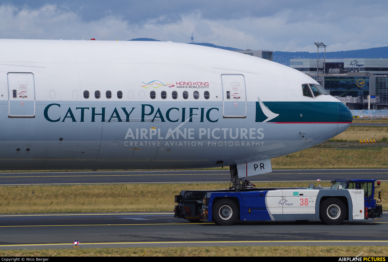 Cathay Pacific B-KPR aircraft at Frankfurt