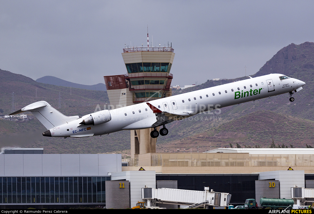 Binter Canarias EC-MFC aircraft at Las Palmas de Gran Canaria