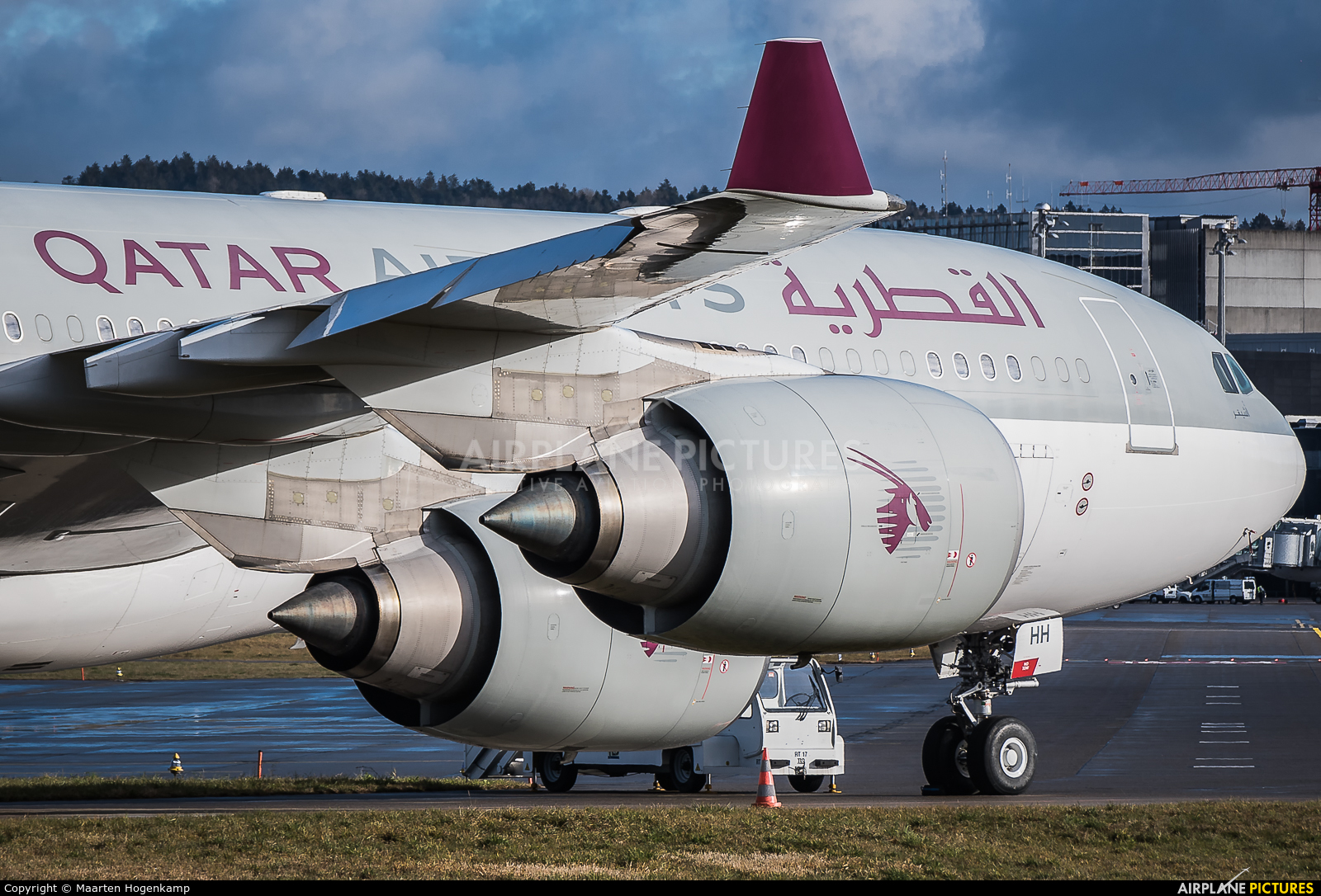 Qatar Amiri Flight A7-HHH aircraft at Zurich