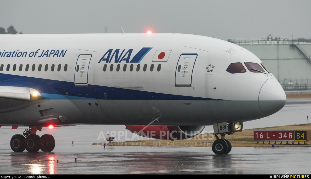 ANA - All Nippon Airways JA831A aircraft at Tokyo - Narita Intl