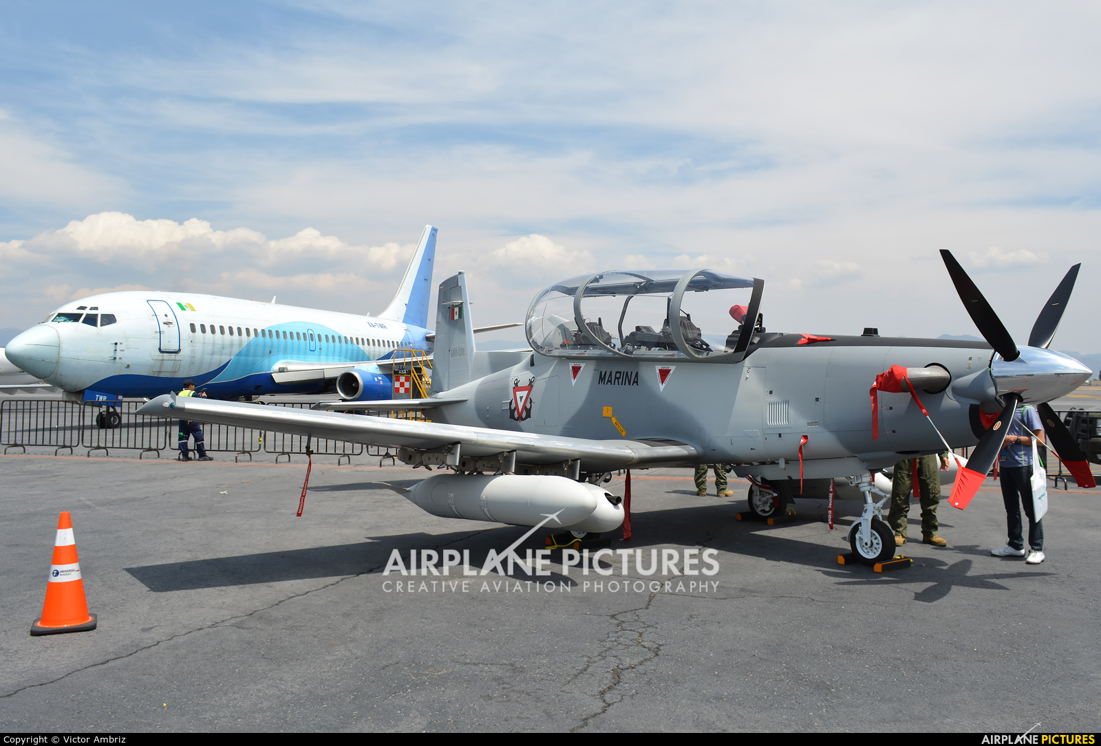 Mexico - Navy ANX-1311 aircraft at Toluca Intl