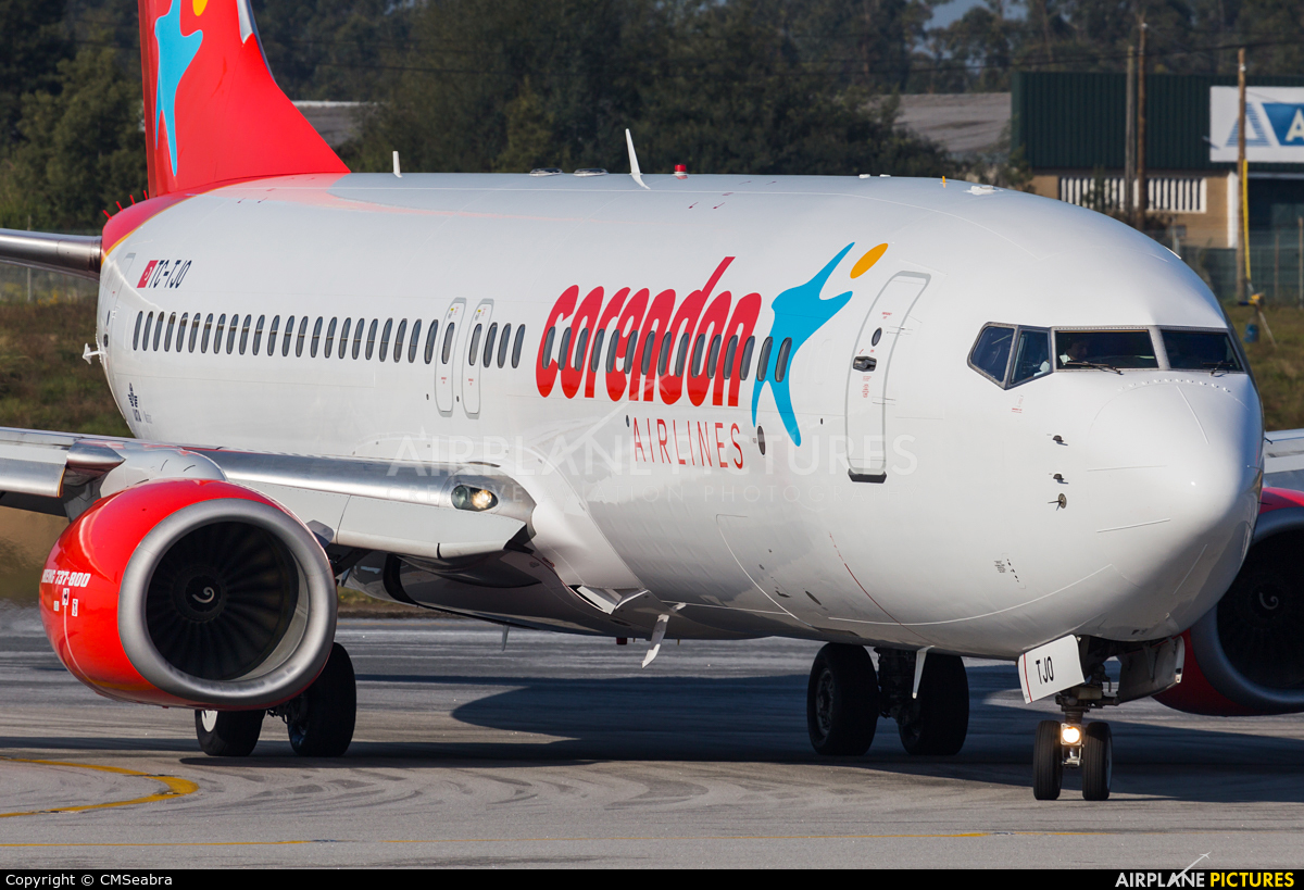 Corendon Airlines TC-TJO aircraft at Porto