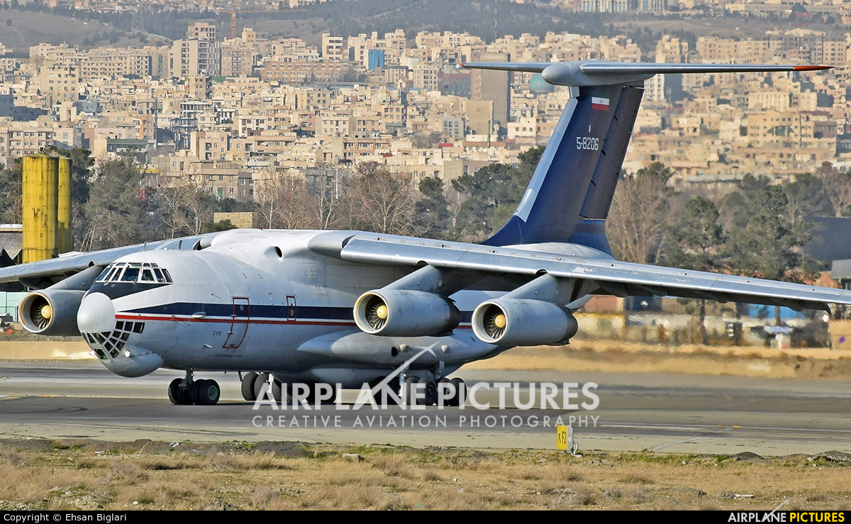 Iran - Islamic Republic Air Force 5-8206 aircraft at Tehran - Mehrabad Intl