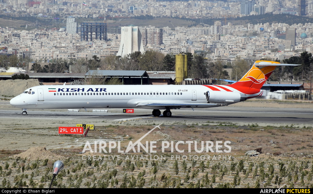 Kish Air EP-LCM aircraft at Tehran - Mehrabad Intl