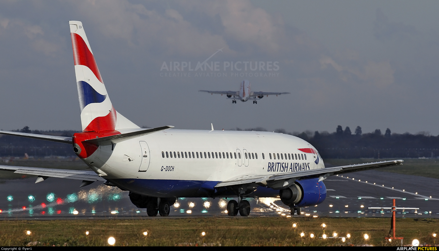 British Airways G-DOCH aircraft at London - Gatwick