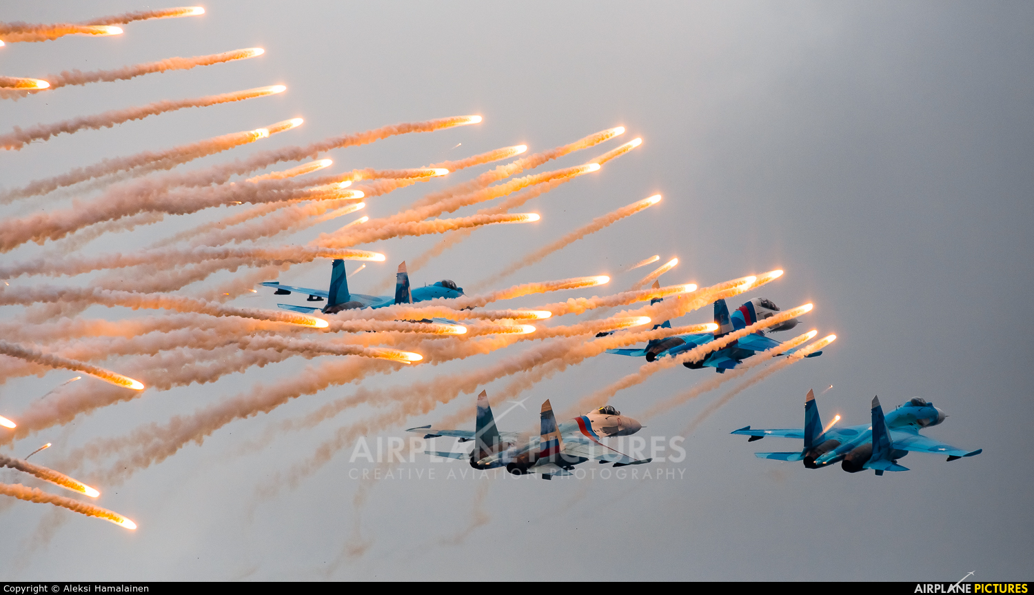 Russia - Air Force "Falcons of Russia" - aircraft at Ramenskoye - Zhukovsky