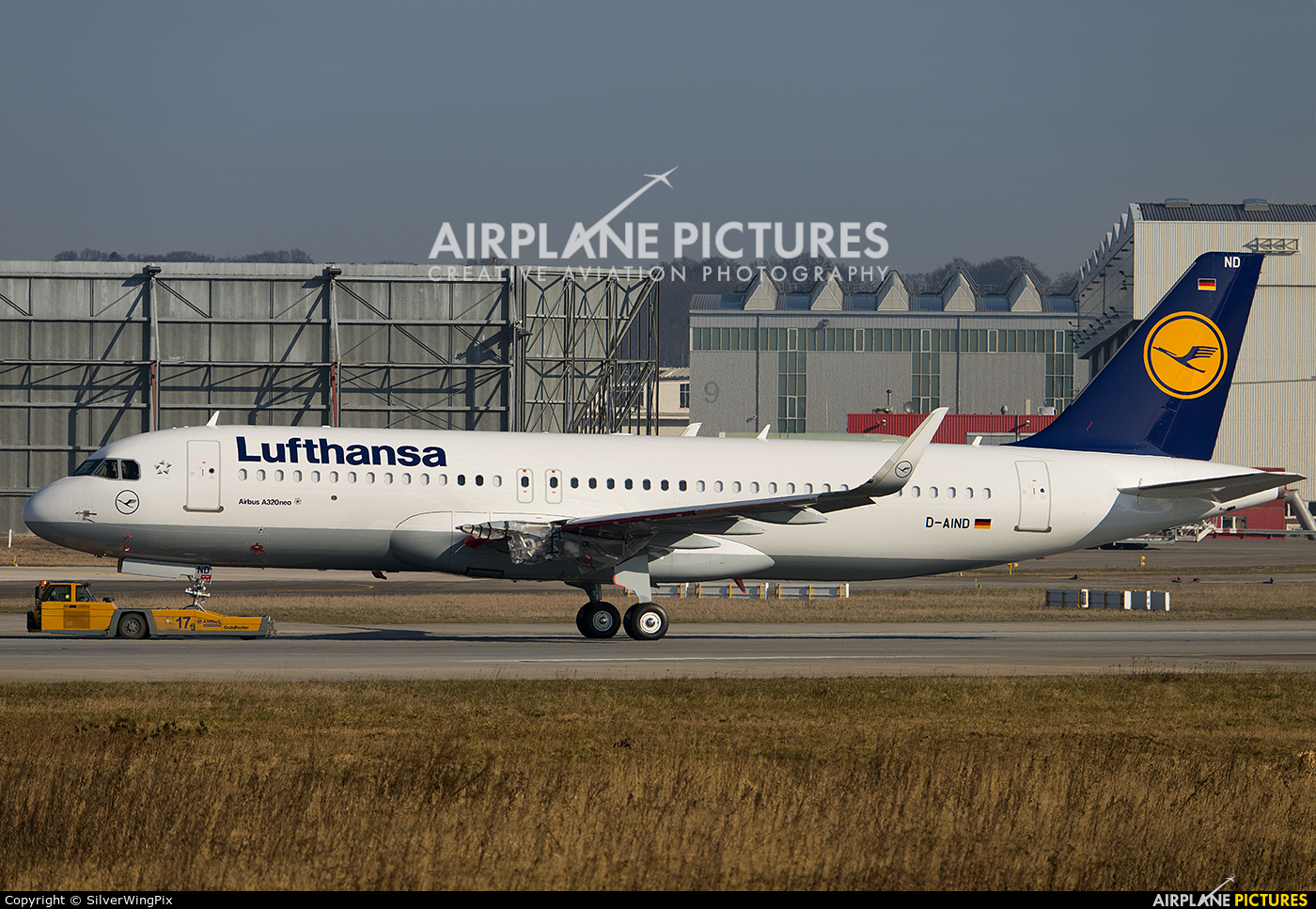Lufthansa D-AIND aircraft at Hamburg - Finkenwerder