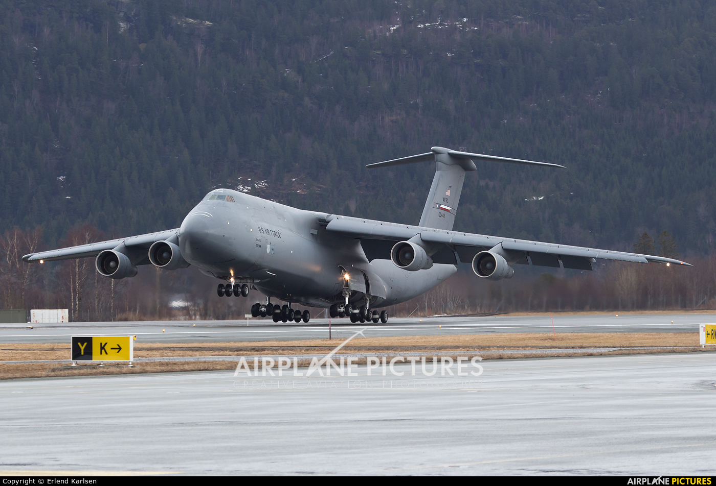 USA - Air Force AFRC 70-0448 aircraft at Trondheim - Vaernes