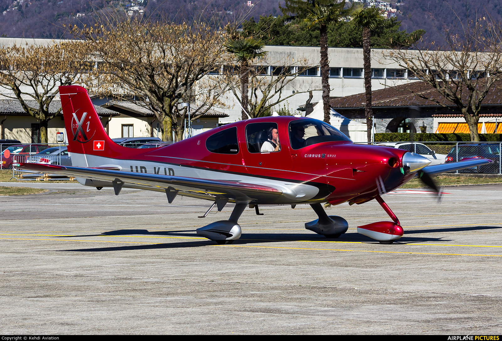 Private HB-KJB aircraft at Locarno