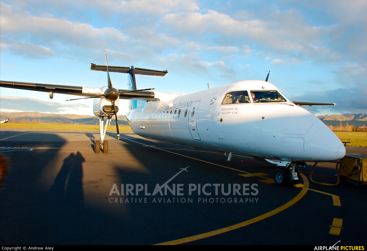 Air New Zealand Link - Air Nelson ZK-NEC aircraft at Blenheim Woodbourne Air Station