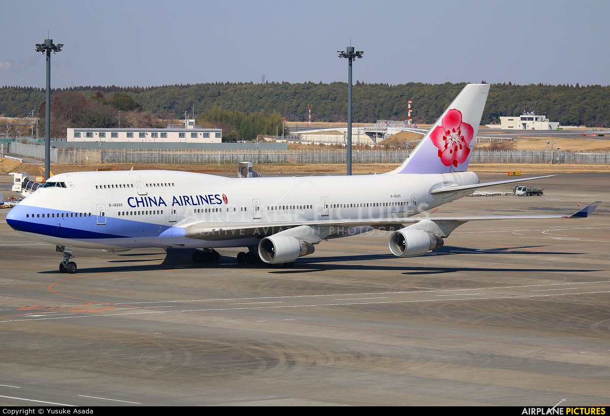 China Airlines B-18205 aircraft at Tokyo - Narita Intl