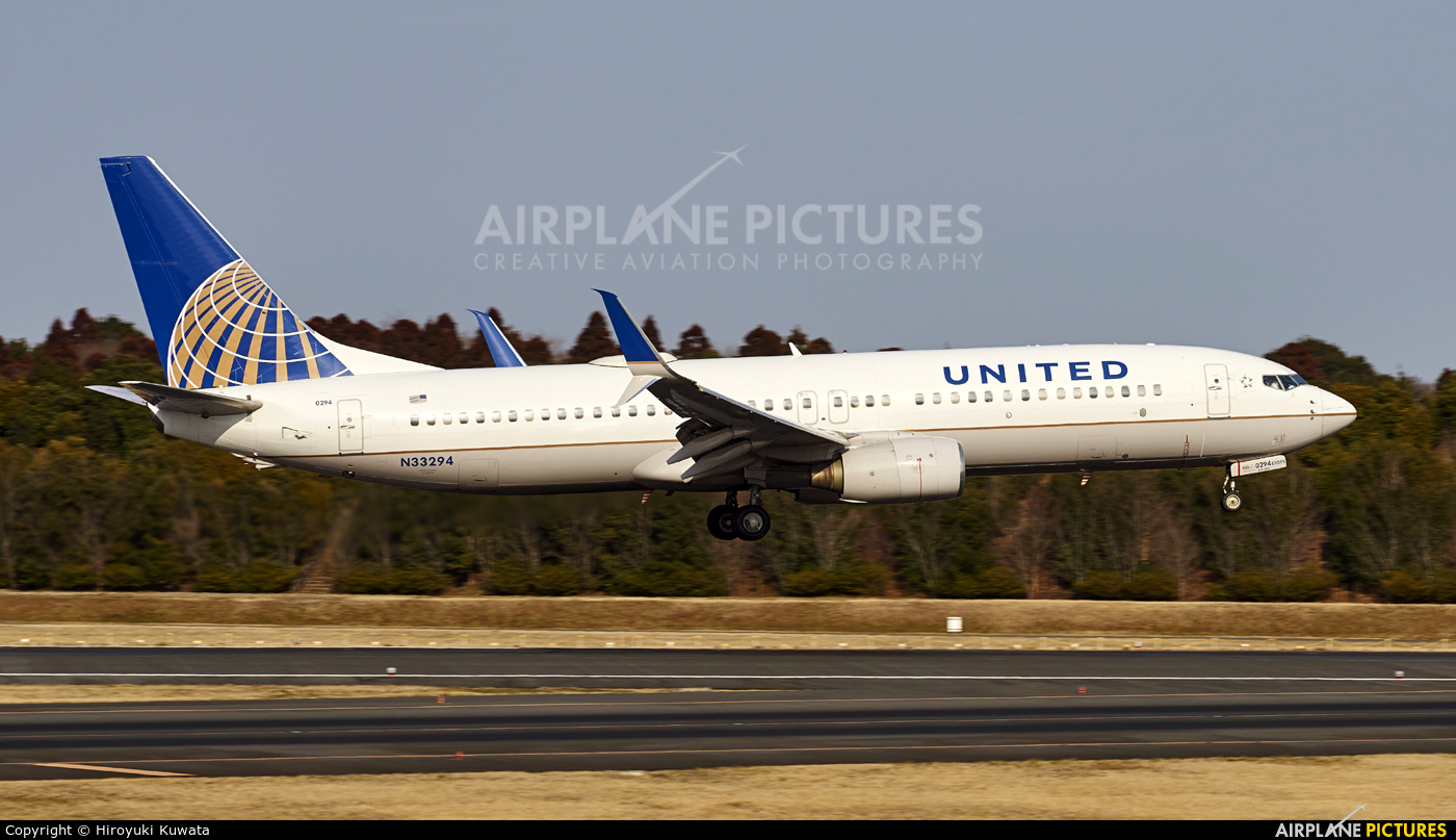 United Airlines N33294 aircraft at Tokyo - Narita Intl