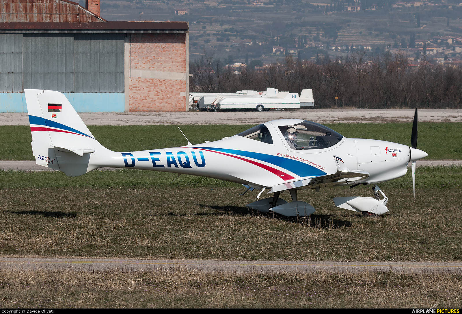 Private D-EAQU aircraft at Verona - Boscomantico
