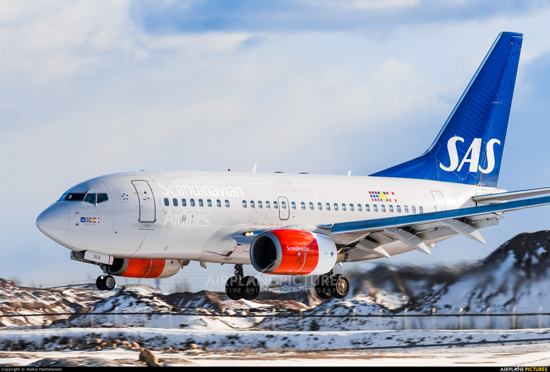 SAS - Scandinavian Airlines LN-RCW aircraft at Helsinki - Vantaa