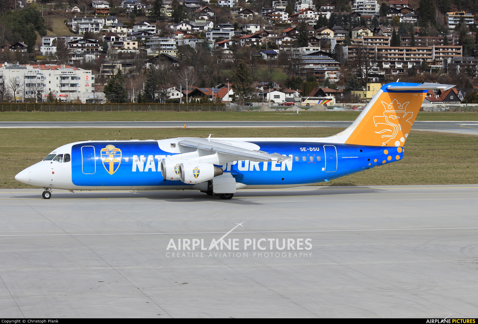 Malmo Aviation SE-DSU aircraft at Innsbruck