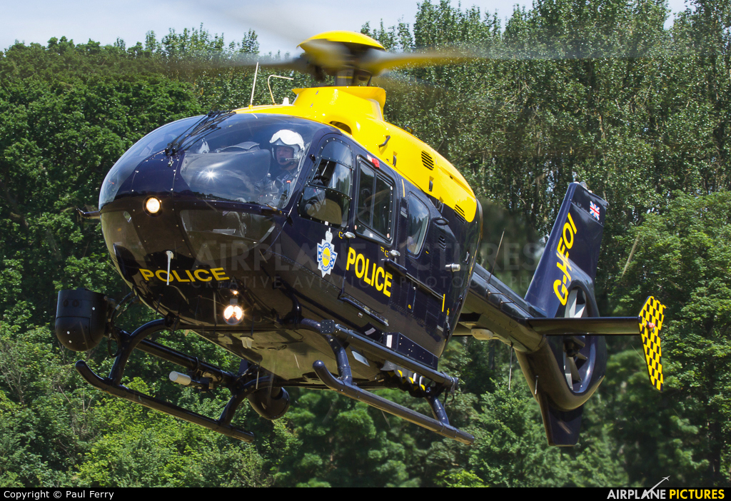 UK - Police Services G-HEOI aircraft at Ascot Racecourse Heliport