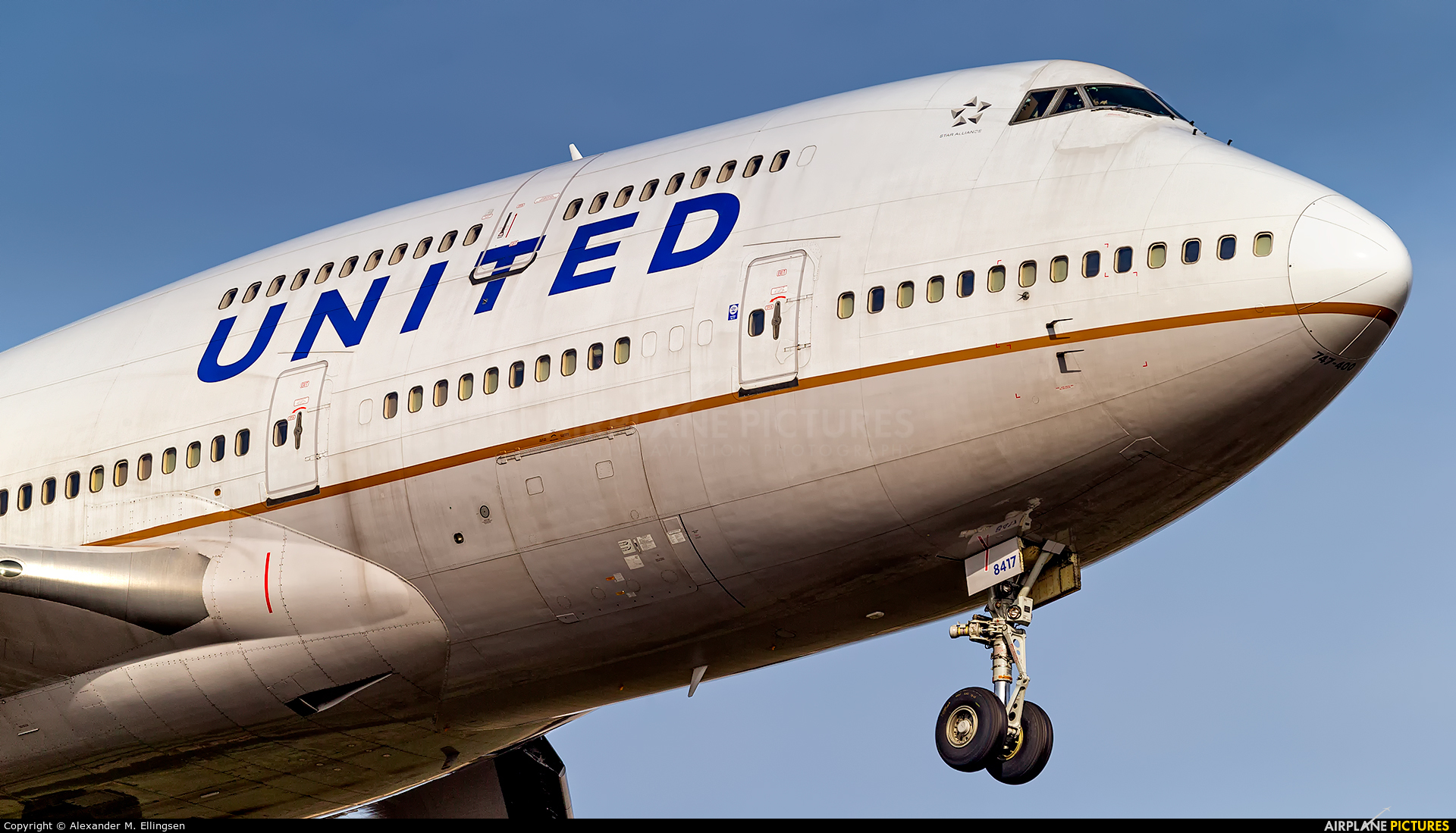 United Airlines N117UA aircraft at Frankfurt