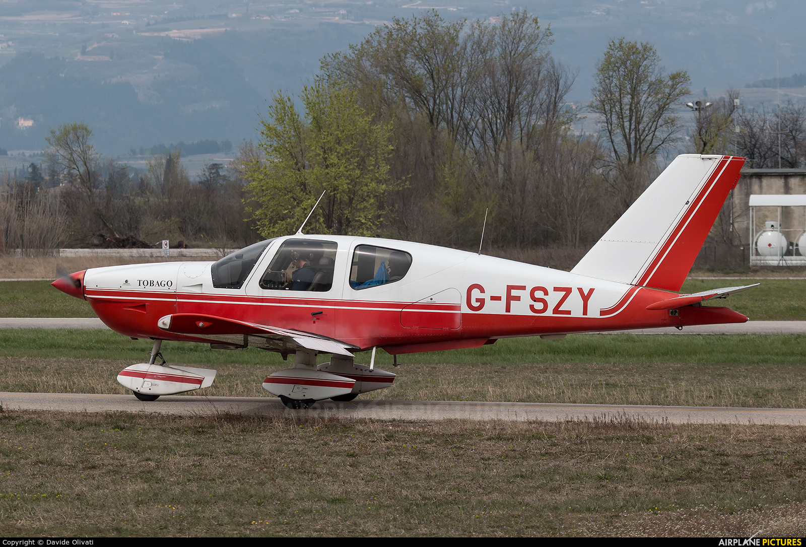 Private G-FSZY aircraft at Verona - Boscomantico