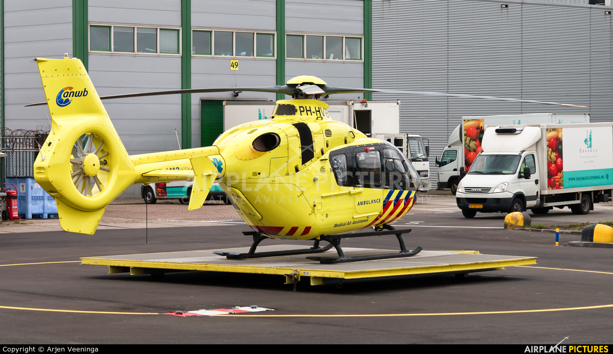 ANWB Medical Air Assistance PH-HVB aircraft at Rotterdam