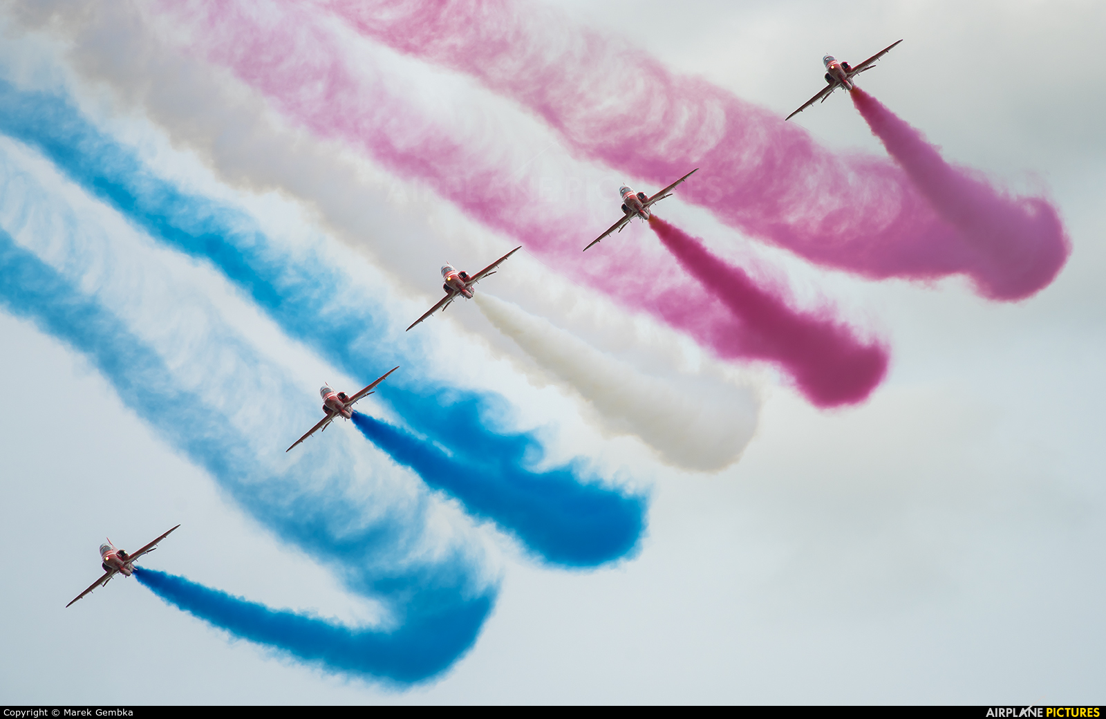 Royal Air Force "Red Arrows" - aircraft at Fairford