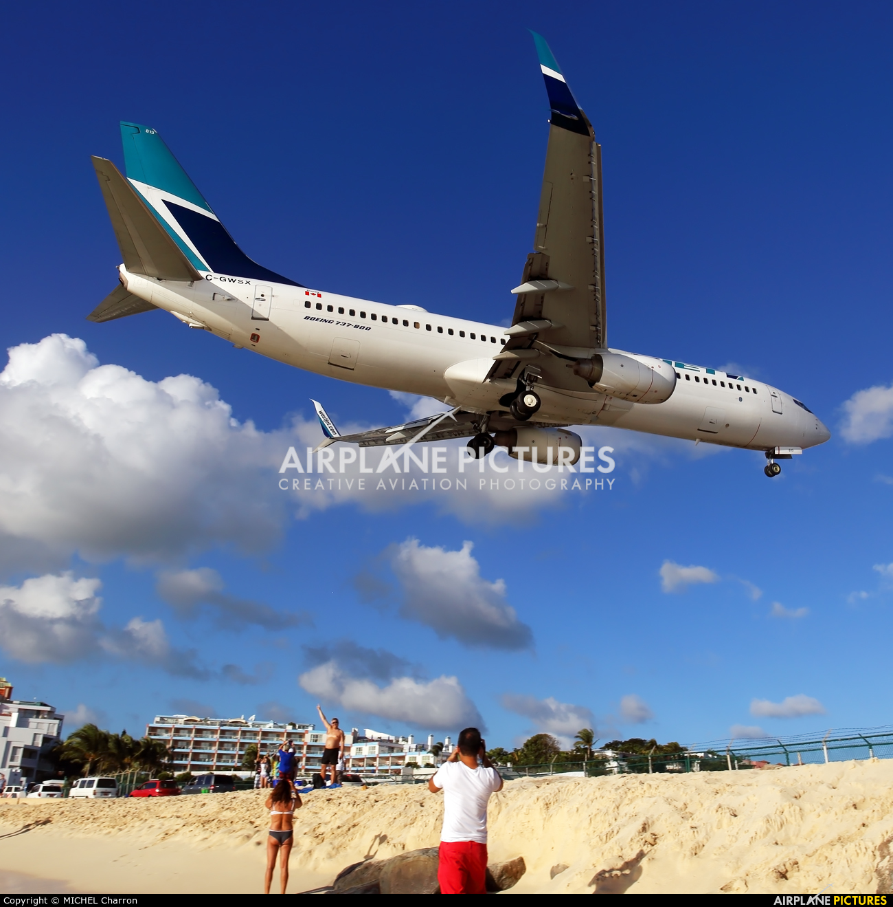 WestJet Airlines C-GWFX aircraft at Sint Maarten - Princess Juliana Intl