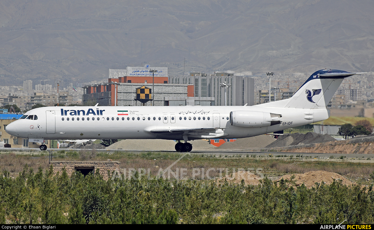 Iran Air EP-IDF aircraft at Tehran - Mehrabad Intl