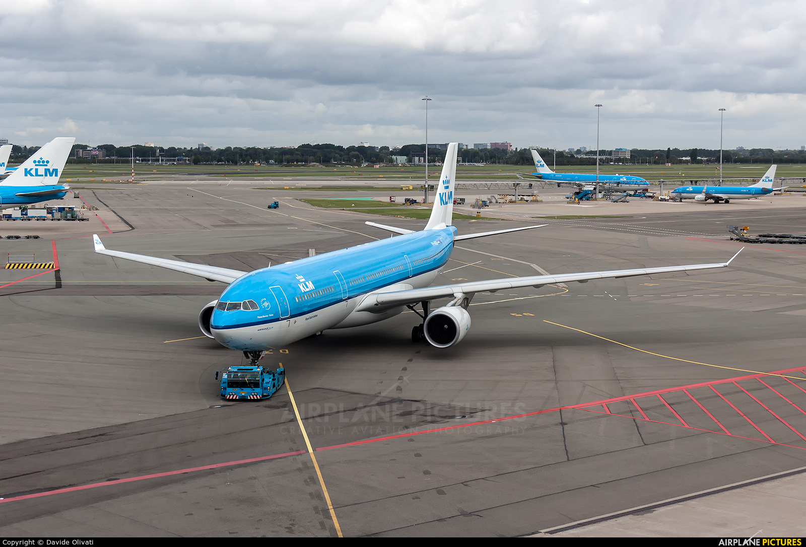 KLM PH-AKB aircraft at Amsterdam - Schiphol