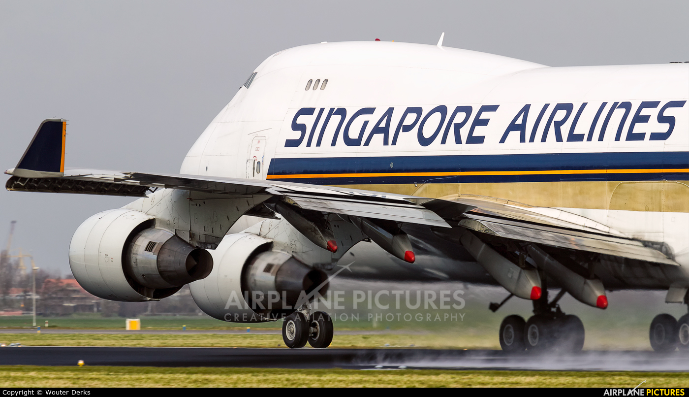 Singapore Airlines Cargo 9V-SFP aircraft at Amsterdam - Schiphol