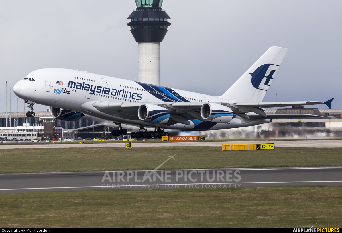 Malaysia Airlines 9M-MNF aircraft at Manchester
