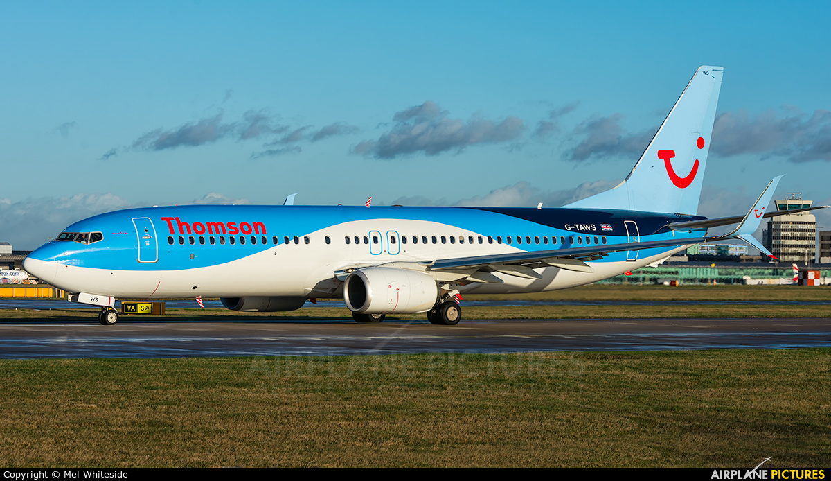 Thomson/Thomsonfly G-TAWS aircraft at Manchester