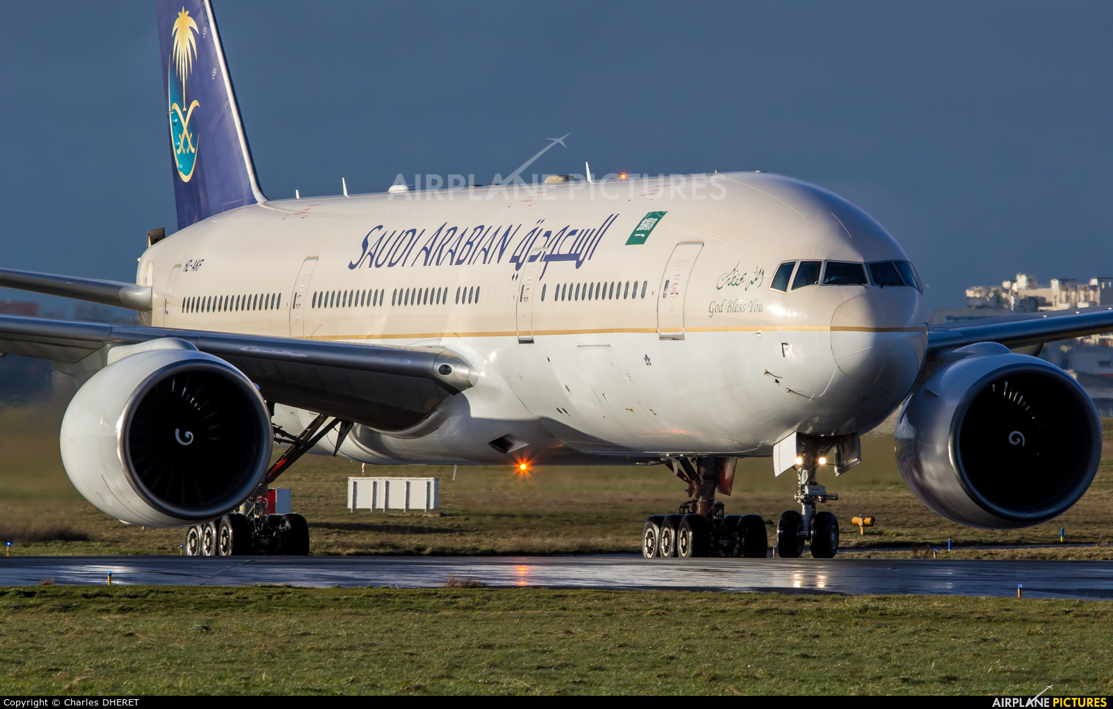 Saudi Arabian Airlines HZ-AKF aircraft at Paris - Le Bourget