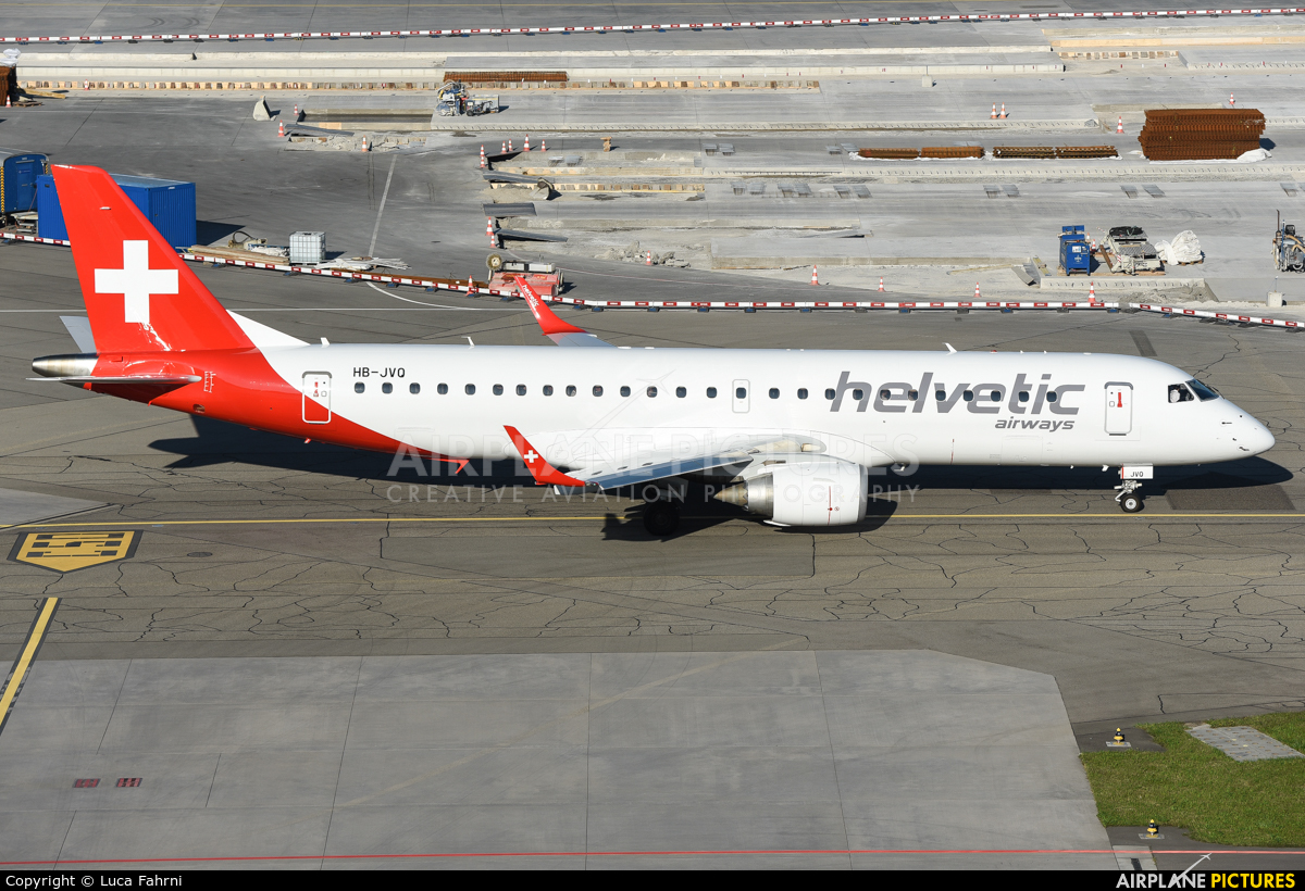 Helvetic Airways HB-JVQ aircraft at Zurich