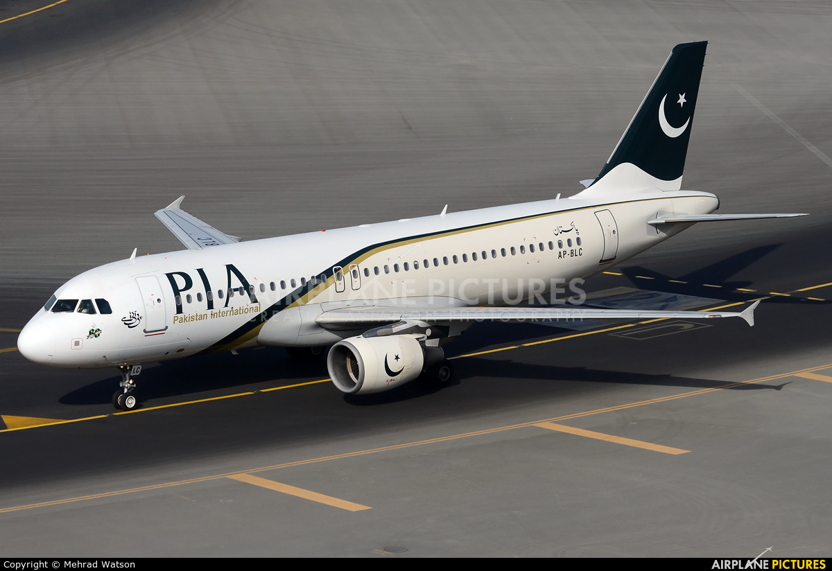 PIA - Pakistan International Airlines AP-BLC aircraft at Dubai Intl