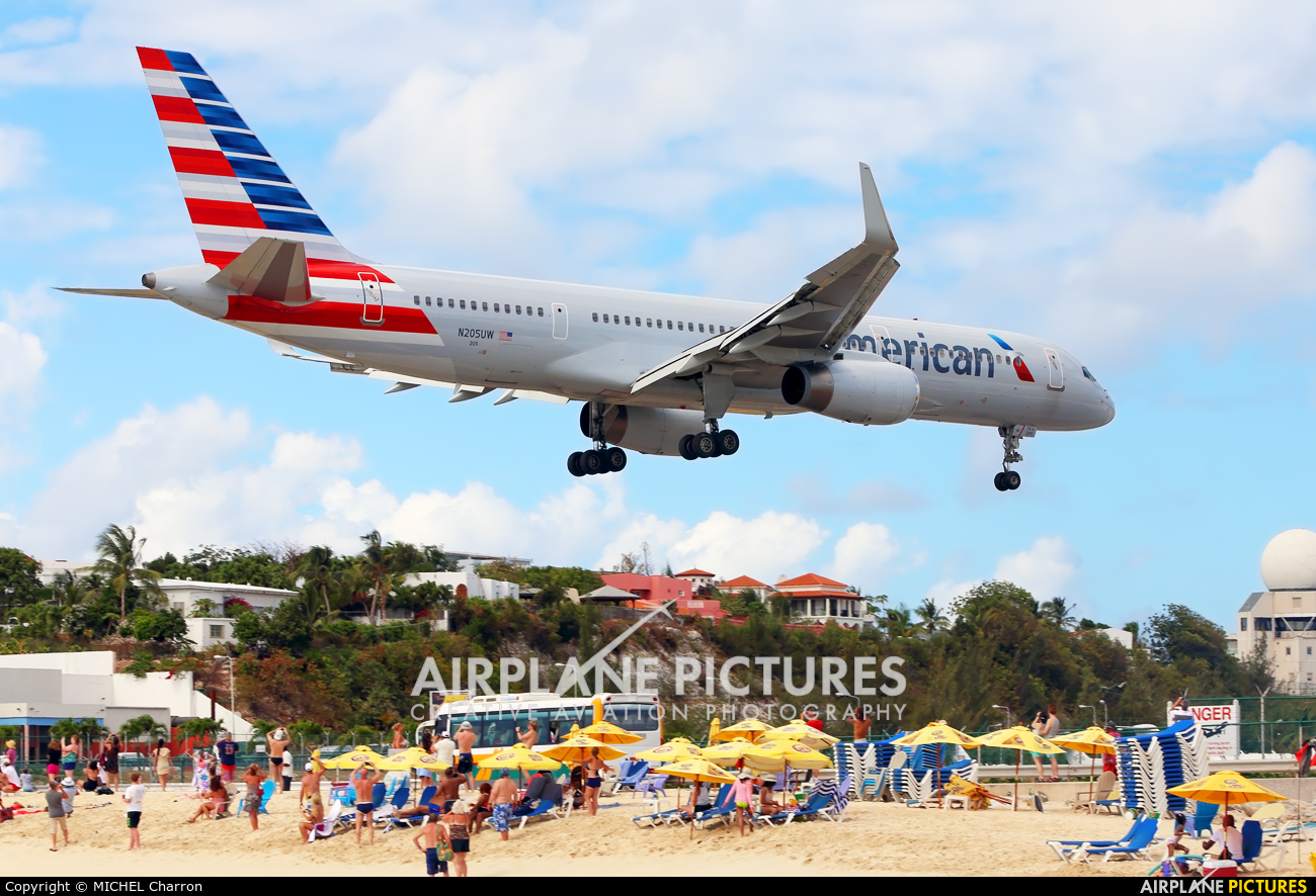 American Airlines N205UW aircraft at Sint Maarten - Princess Juliana Intl