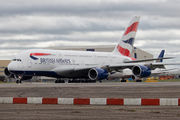 G-XLEE - British Airways Airbus A380 aircraft