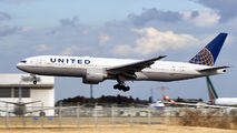 N78005 - United Airlines Boeing 777-200ER aircraft