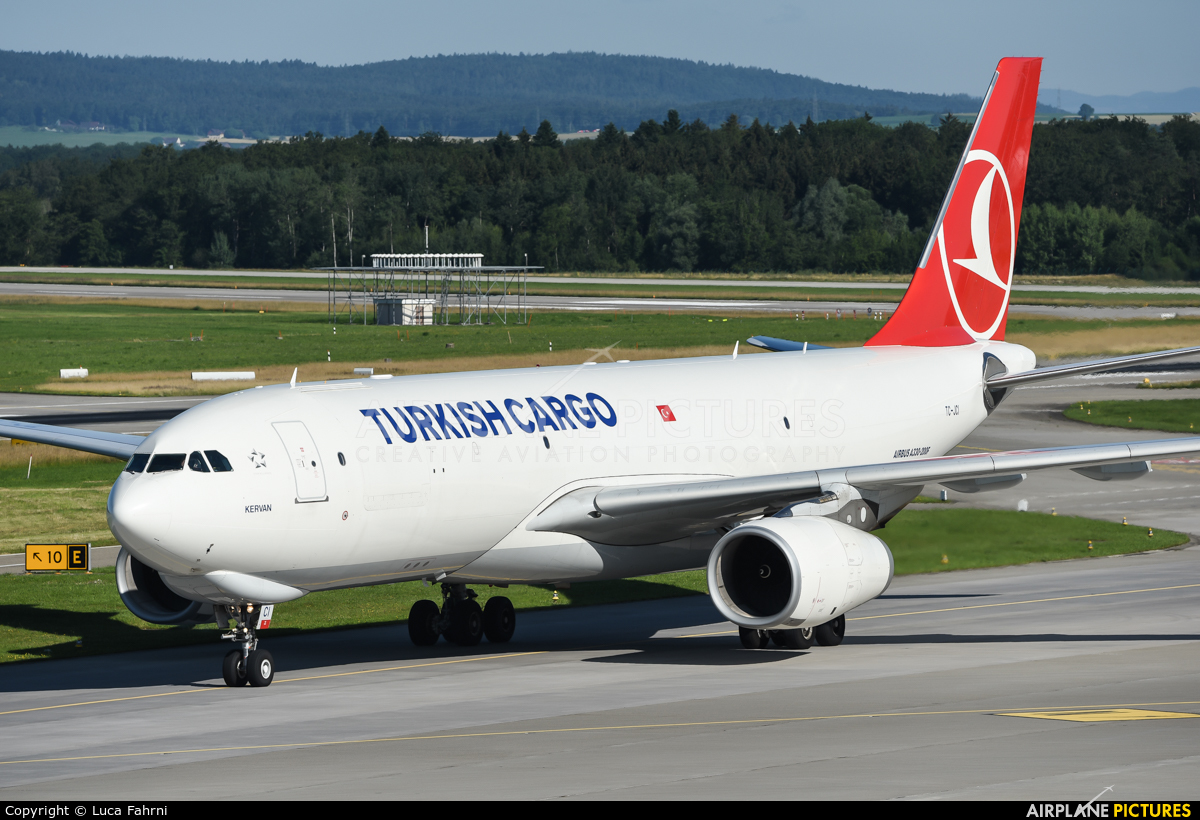 Turkish Cargo TC-JCI aircraft at Zurich