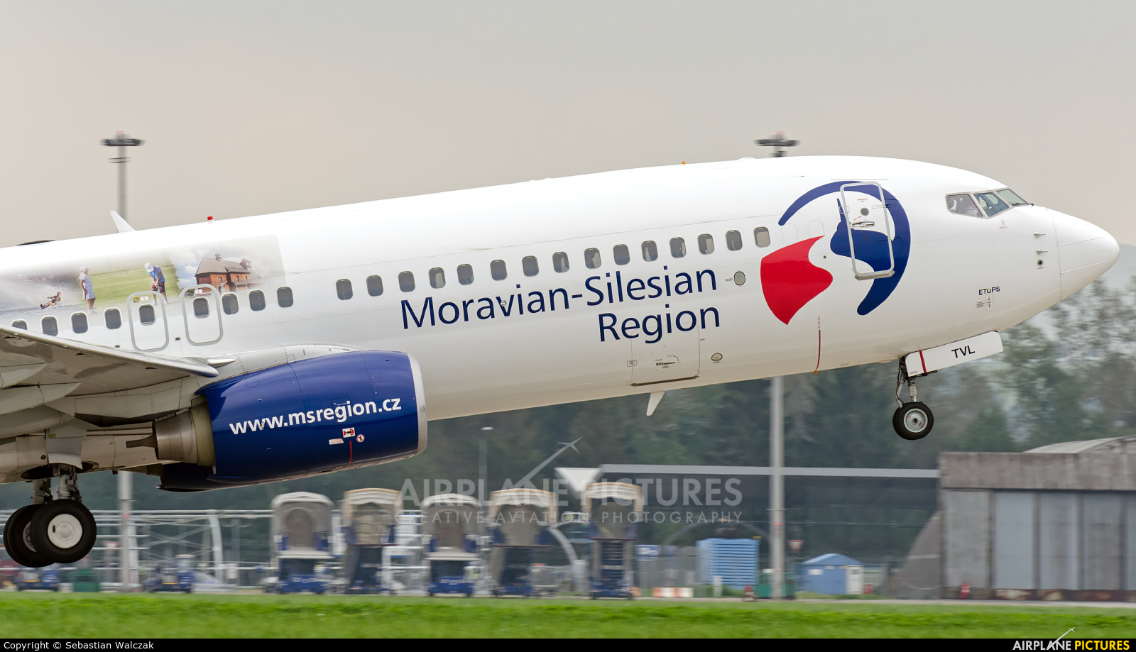 Travel Service OK-TVL aircraft at Ostrava Mošnov