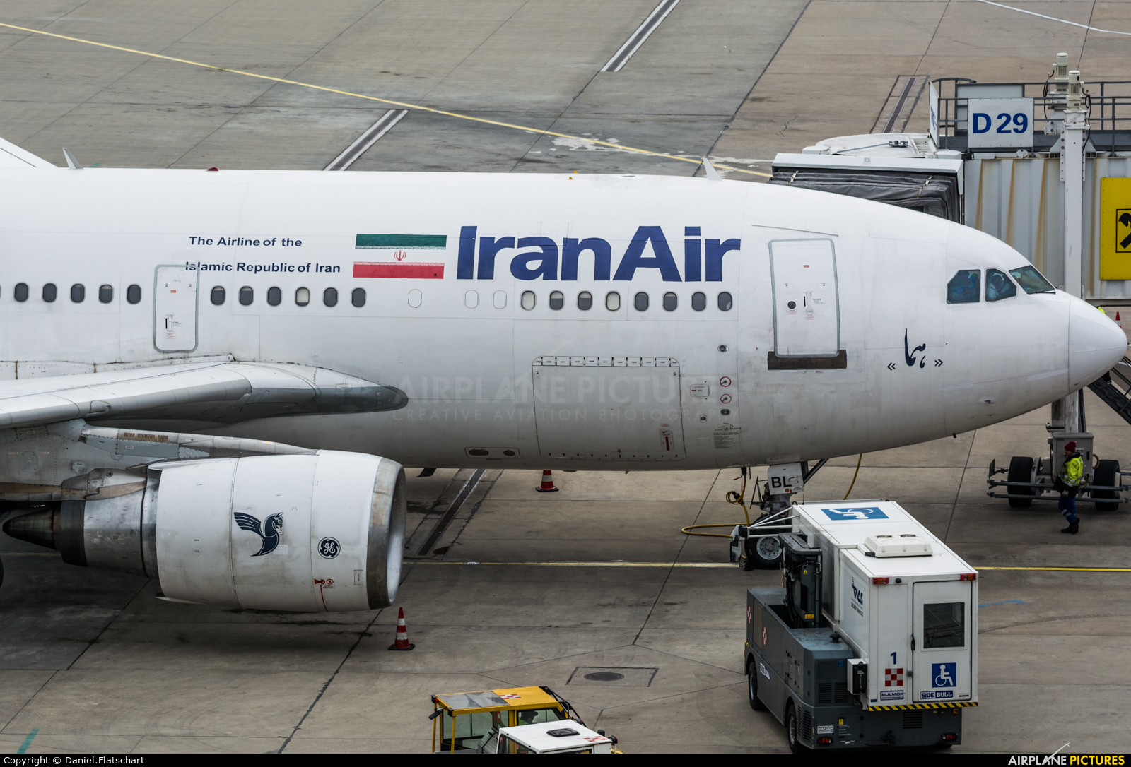 Iran Air EP-IBL aircraft at Vienna - Schwechat