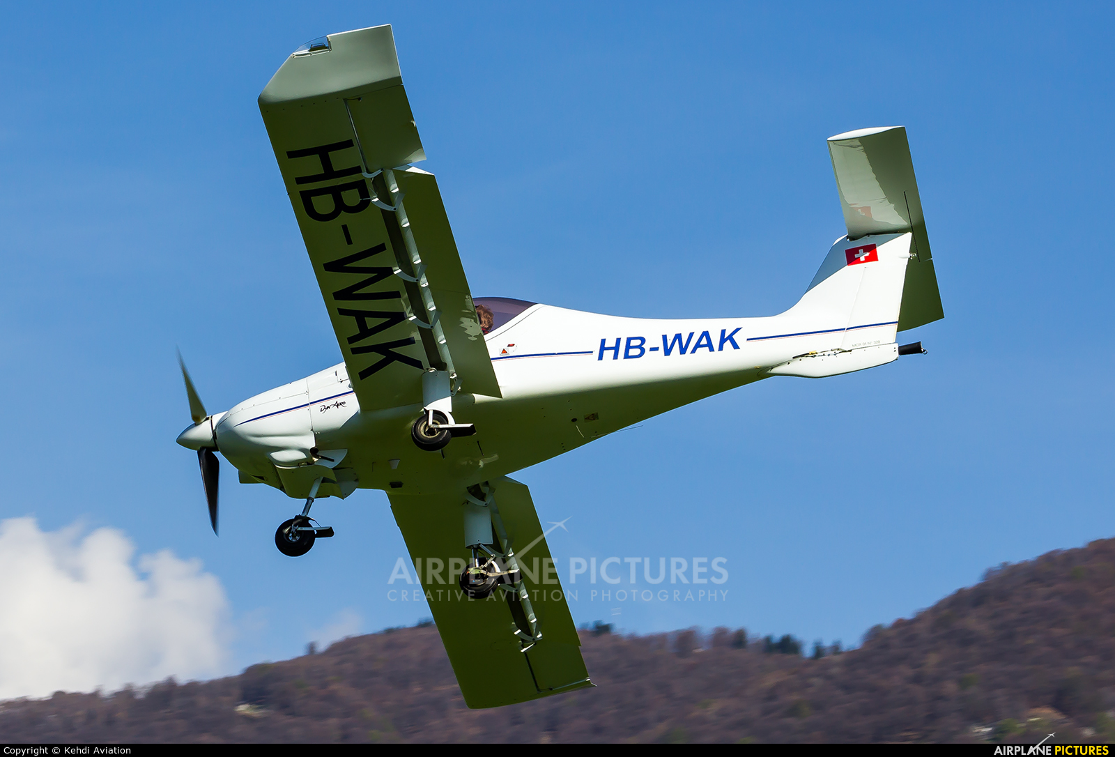 Private HB-WAK aircraft at Locarno