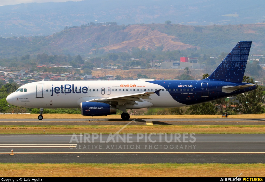 JetBlue Airways N709JB aircraft at San Jose - Juan Santamaría Intl